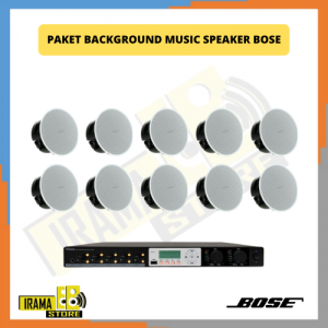 Paket Background Music Indoor Speaker Ceiling Bose - 10 Speaker 